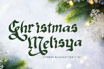 Christmas Melisya font