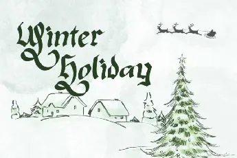 Christmas Melisya font