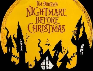 Nightmare Before Christmas font