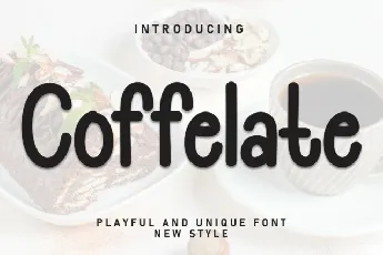 Coffelate Display font