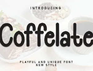 Coffelate Display font