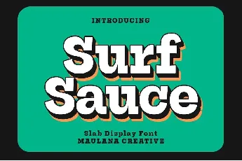 Surf Sauce font