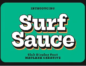 Surf Sauce font