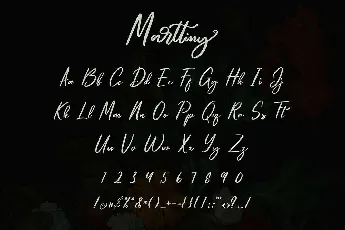 Marttiny font