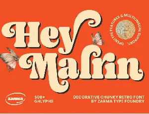 Malrin DEMO font