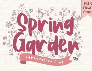 Spring Garden font