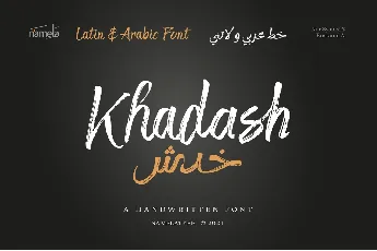 Khadash Arabic_Demo font