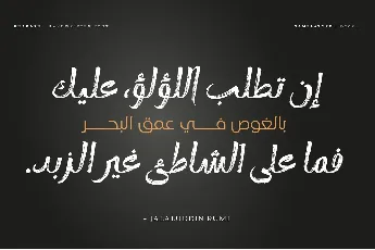 Khadash Arabic_Demo font