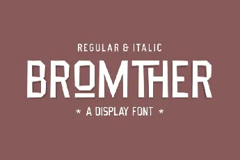 Bromther font