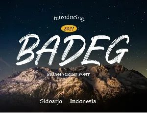 Badeg font