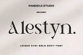 Alestyn font