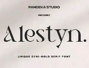 Alestyn font