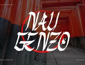 Nau Genzo font