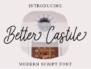 Better Castile Demo font