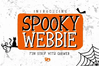 Spooky Webbie font