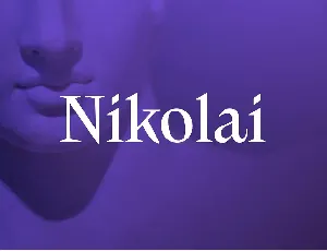 Nikolai Family font