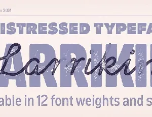 Larrikin font