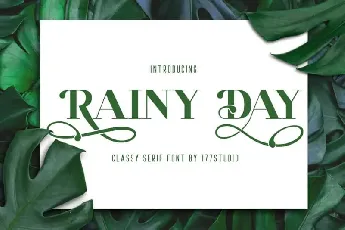 RAINY DAY Serif font