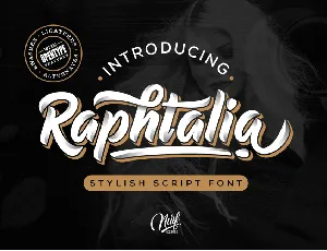 Raphtalia Script font