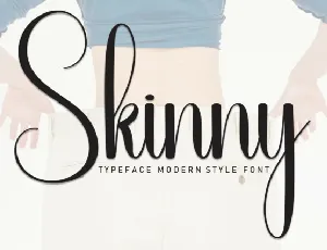 Skinny Script font