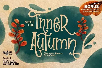 Inner Autumn Fall Typeface font