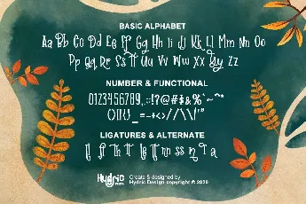 Inner Autumn Fall Typeface font