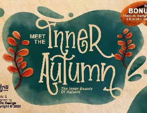 Inner Autumn Fall Typeface font