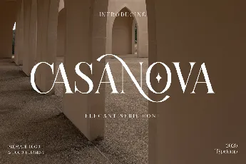 Casanova font