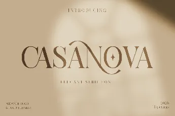 Casanova font