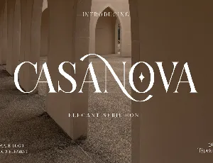 Casanova font