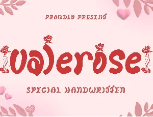 Valerose font