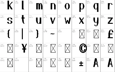 TAROOM font