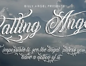 Calling Angels Personal Use font
