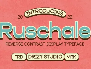 Ruschale font