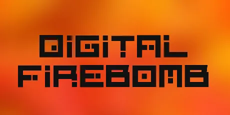 Digital Firebomb font