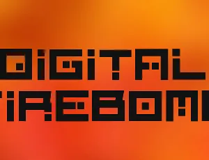 Digital Firebomb font