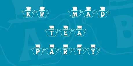 KR Mad Tea Party font