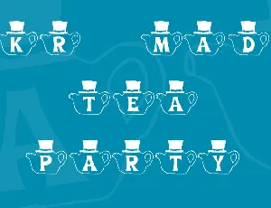 KR Mad Tea Party font