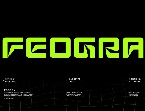 Feogra font