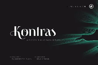 Kontras font