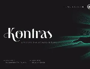 Kontras font