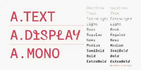 Antikor – Mono Geometric font