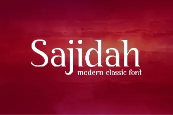 BY Sajidah Modern Classical font