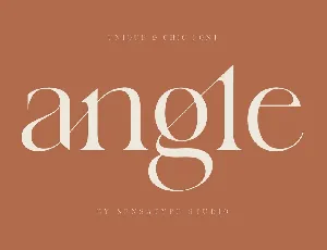 Angle font