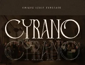 Cyrano font