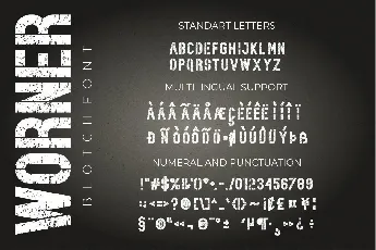 Worner font