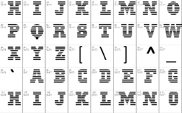 IBM Logo font