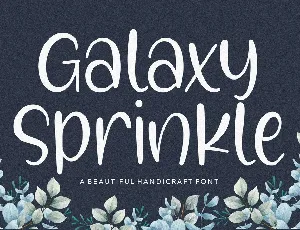 Galaxy Sprinkle font