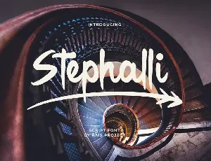 Stephalli Demo font