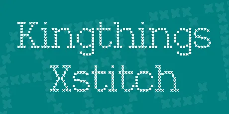 Kingthings Xstitch font